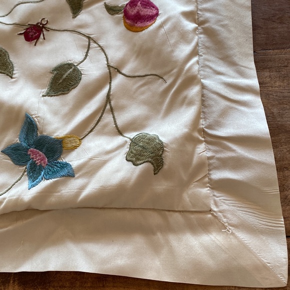 Pierre Deux embroidered fabric pillow sham - Picture 2 of 10